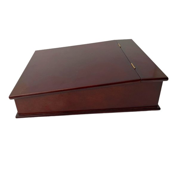Bombay Other Vintage 98s Bombay Company Lap Desk Wooden Letter Box In Mahogany Poshmark